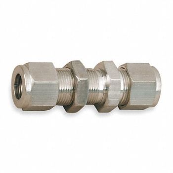 PARKER Bulkhead Union 316 SS A-LOKxA-LOK 1/2In, 1PZF4