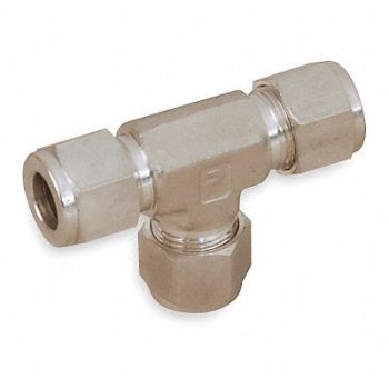PARKER Union Tee SS A-LOK 1/8In, 5UND9
