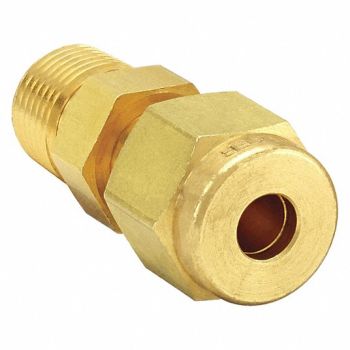 PARKER Connector Brass CPIxM 1/4Inx3/8In, 1PZW2