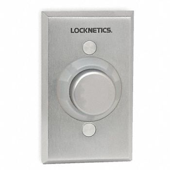 SCHLAGE ELECTRONICS Extreme Duty Push Button Aluminum, 1RAE1