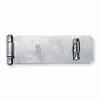 GRAINGER APPROVED Fixed Staple Hasp Galvanized 4 1/2 L, 1RBG8