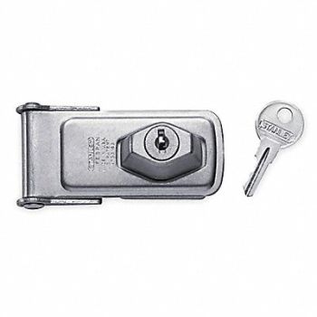 GRAINGER APPROVED Locking Hasp Steel 3-1/2 L, 1RBJ9
