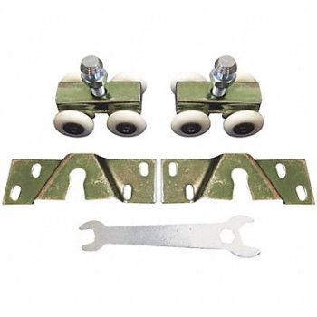 GRAINGER APPROVED Hanger Replacement Zinc 4 Wheels, 1RBL8