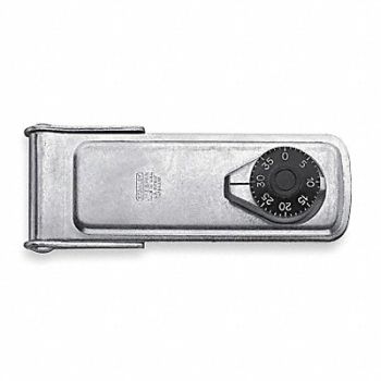 GRAINGER APPROVED Latching Combination Lock Hasp 6 in L, 1RBP5