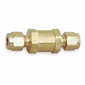 PARKER Inline Filter 1/4 In Brass 3000 PSIG CWP, 1RBP8