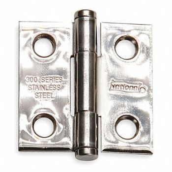 GRAINGER APPROVED Template Hinge Full Mortise PK2, 1RBY5