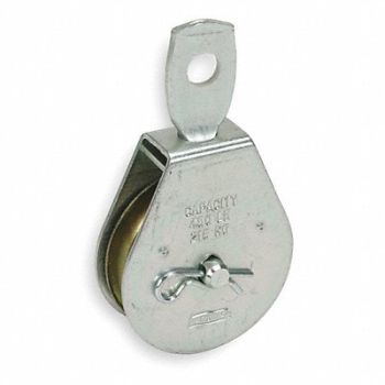 GRAINGER APPROVED Swivel Eye Pulley Zinc, 1RCG3