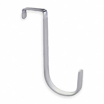 GRAINGER APPROVED Single Point Hook Steel White PK2, 1RCH6