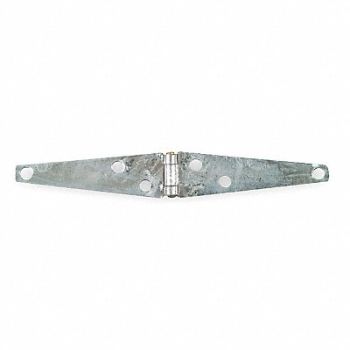 GRAINGER APPROVED Strap Hinge Steel 9-29/32 in L PK2, 1RCH9