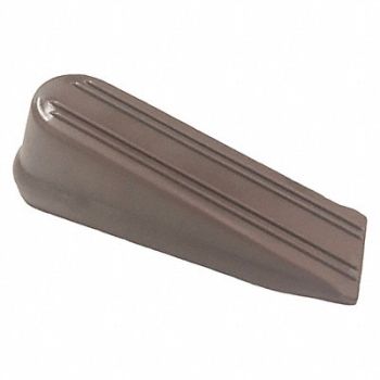 GRAINGER APPROVED Door Wedge Rubber Brown 4 in L, 1RCU4