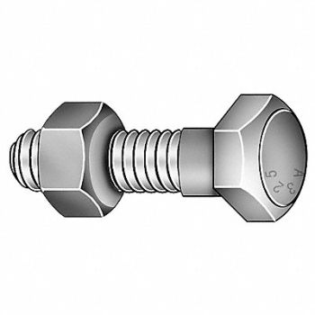 GRAINGER APPROVED Structural Bolt Fstnr L 8 in PK50, 5CLR8