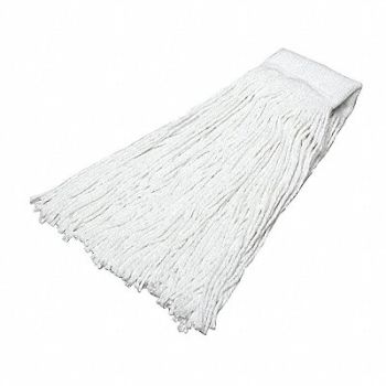 ABILITY ONE Wet Mop White Polyester/Rayon, 3NB90