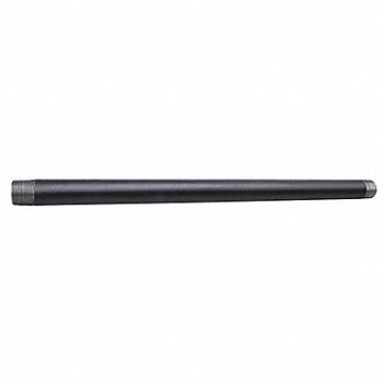 GRAINGER APPROVED Black Pipe Threaded 1-1/4x10 ft., 5E553