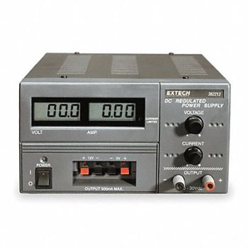 EXTECH DC Power Supply, 1RK10