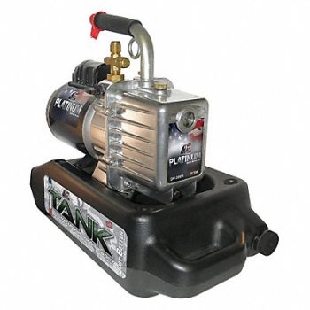 JB INDUSTRIES Refrig Evacuation Pump 7.0 cfm 6 ft., 1RK23