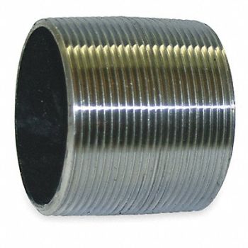 GRAINGER APPROVED Black Close Pipe Nipple Threaded 2-1/2, 1RKF5