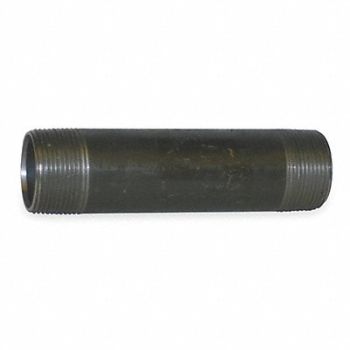 GRAINGER APPROVED Black Pipe Nipple Threaded 1-1/2x5 In, 1RKD3