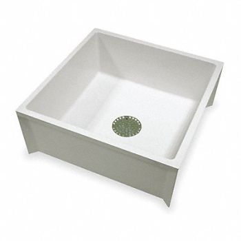 ELMustee Mop Basin Square 24inx24inx10in, 1RLN4