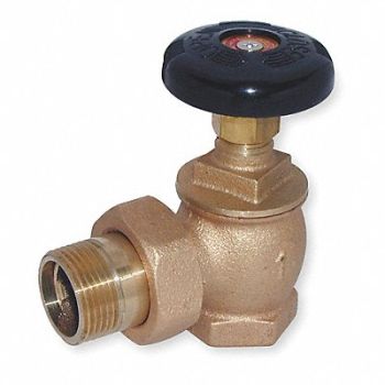 GRAINGER APPROVED Steam Radiator Valve 1/2 NPT Hand Wheel, 1RLT2