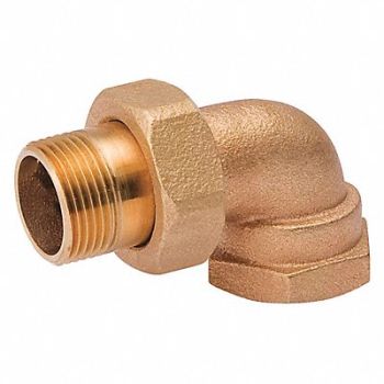 GRAINGER APPROVED Radiator Elbow and Tailpiece 3/4 MIP, 1RLU1