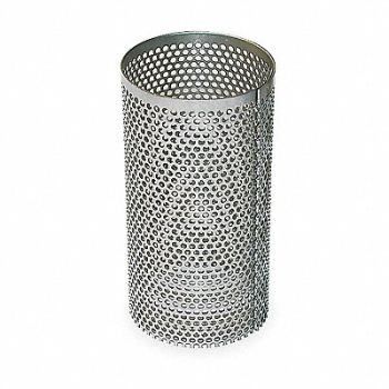 MUELLER STEAM SPECIALTY Strainer Screen 0.033 Perf 7 L 304 SS, 1RNW2
