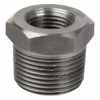 GRAINGER APPROVED Hex Reducing Bushing 316 SS 1 1/2 x 1 in, 1RTW4