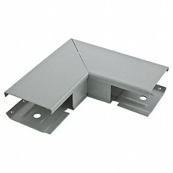 HUBBELL WIRING DEVICE-KELLEMS Flat Elbow 90 Deg Gray Steel Elbows, 1RYL3