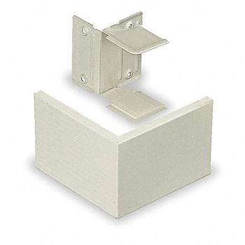 HUBBELL WIRING DEVICE-KELLEMS External Corner Coupling Ivory, 1RYL9