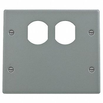 HUBBELL WIRING DEVICE-KELLEMS Plate 4000 Series Raceway Plates, 1RYT1