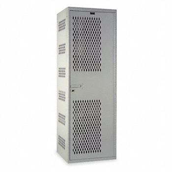 HALLOWELL Lckr 1x1Lckr Lt Gray 72 x24 x22 Assm, 1RZV1