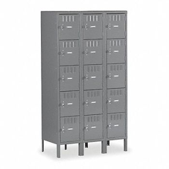 TENNSCO Bx Lckr 5x3Lckr Gray 66 x36 x15 Assm, 4LA20
