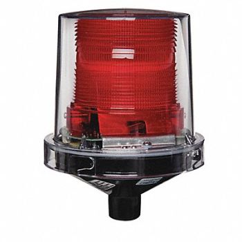 FEDERAL SIGNAL Hazardous Location Warning Light LED Red, 1TAF8