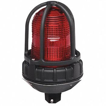 FEDERAL SIGNAL Hazardous Location Warning Light LED Red, 1TAH3