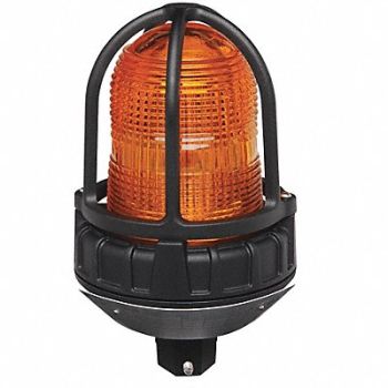 FEDERAL SIGNAL Hazardous Warning Light LED Amber, 1TAH2