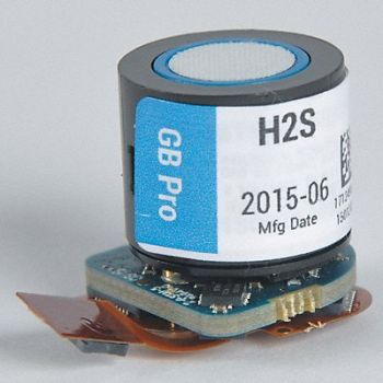 INDUSTRIAL SCIENTIFIC Replacement Sensor H2S For Gas Badge Pro, 1TAY7