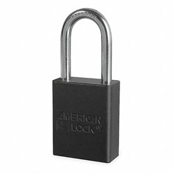 AMERICAN LOCK D1918 Lockout Padlock KD Black 1-7/8 H, 1TDC1