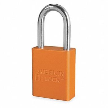 AMERICAN LOCK D1918 Lockout Padlock KD Orange 1-7/8 H, 1TDC2