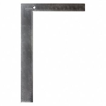 JOHNSON Steel Carpenter s Square 8 x 12 In, 1TDY9
