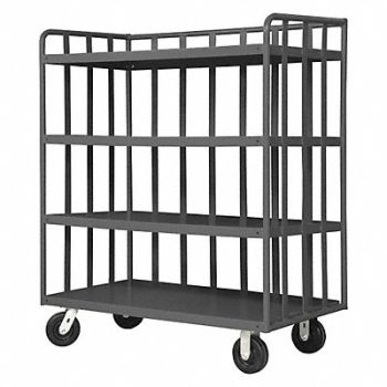 GRAINGER APPROVED Rod Truck 3000 lb 4 Shelf 60 in L, 9KC07