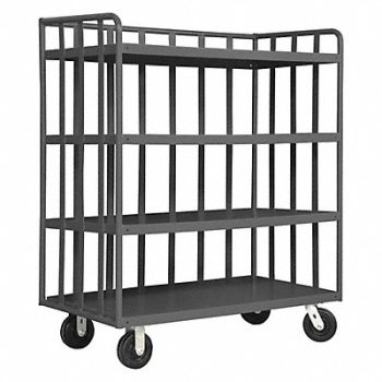 GRAINGER APPROVED Bulk Stock Cart 2000 lb Steel, 1TGU1