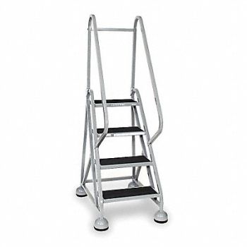 COTTERMAN F2130 Rolling Ladder Hndrl Platfm 36 In H, 1TGY3