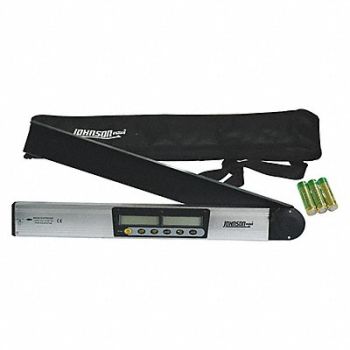 JOHNSON Digital Laser Level/Angle Finder Adj Arm, 1TLH7