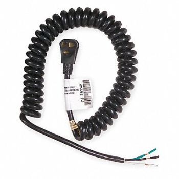 POWER FIRST Coild Pwr Cord 5-15P SJT 20 ft 15A 14/3, 1TNC1