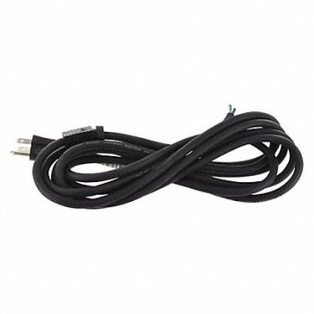 GRAINGER APPROVED Power Cord 5-15P SJO 6 ft Blk 13A 16/3, 1TNC2