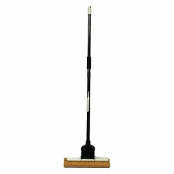 TOUGH GUY Wet Mop Kit 12 in W Black, 1TTY9