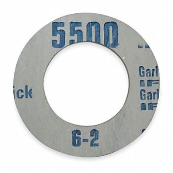 GARLOCK Flange Gasket 8 in 1/8 in Gray, 38VR06