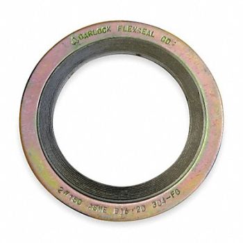 GARLOCK SEALING TECHNOLOGIES Gasket Ring 8 In Metal Yellow, 1TVC4