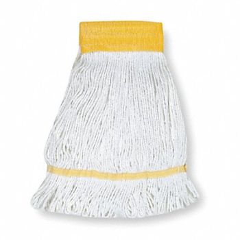 TOUGH GUY Wet Mop White Cotton, 1TYV8