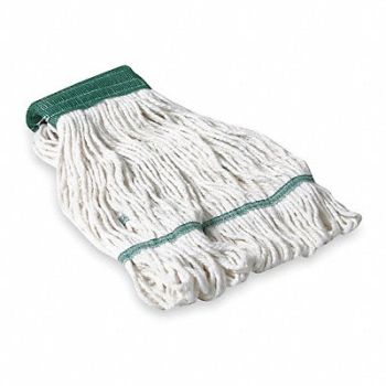 TOUGH GUY Wet Mop White Cotton, 1TYV9