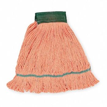 TOUGH GUY Wet Mop Orange Cotton, 1TYL6